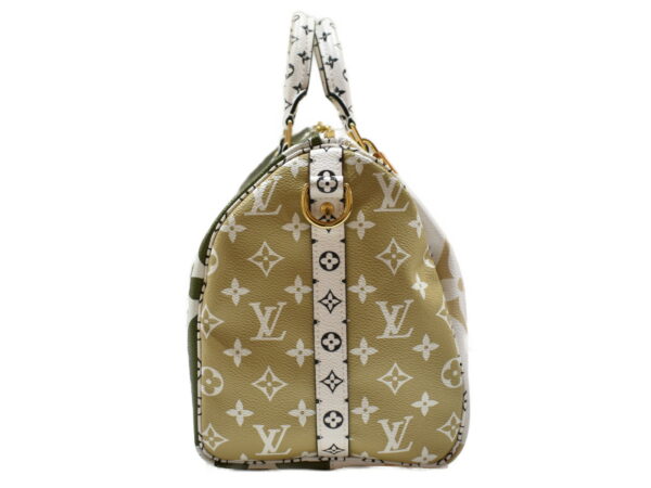 imgrc0091707440 Louis Vuitton Speedy Bandouliere 30 Bag Giant Khaki White Beige