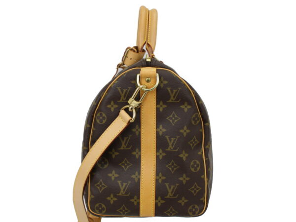 imgrc0091739686 Louis Vuitton Keepall Bandouliere 45 Monogram Canvas Bag Brown