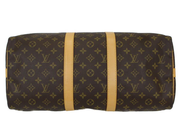 imgrc0091739689 Louis Vuitton Keepall Bandouliere 45 Monogram Canvas Bag Brown