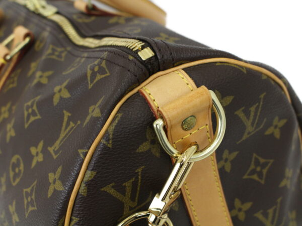 imgrc0091739697 Louis Vuitton Keepall Bandouliere 45 Monogram Canvas Bag Brown