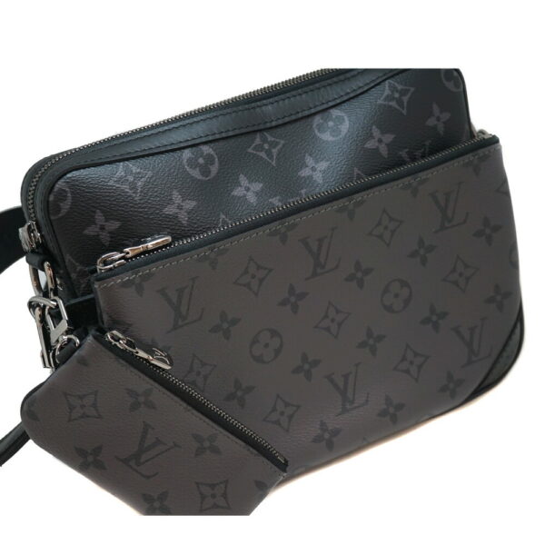 imgrc0091766414 Louis Vuitton Trio Messenger Shoulder Bag Monogram Eclipse Black Gray