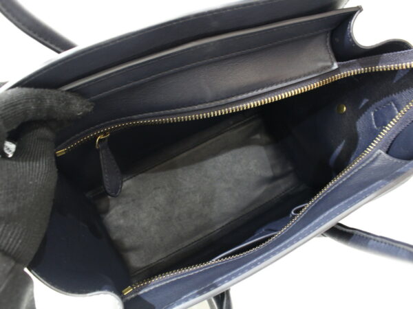 imgrc0091799072 Celine Luggage Micro Leather Handbag Navy