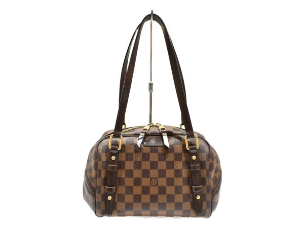 imgrc0091801321 Louis Vuitton Rivington PM Handbag Shoulder Bag Canvas Damier Ebene Brown