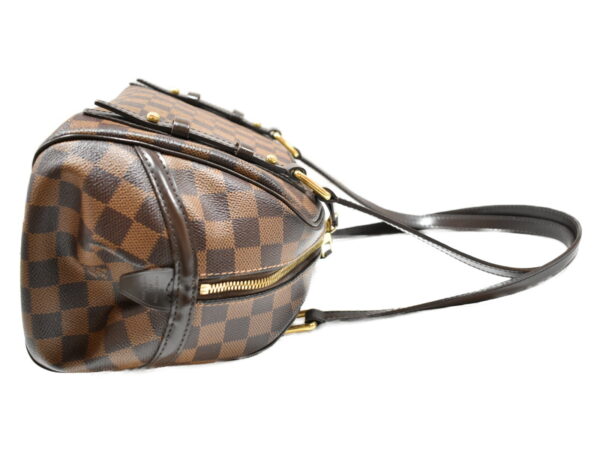 imgrc0091801324 Louis Vuitton Rivington PM Handbag Shoulder Bag Canvas Damier Ebene Brown