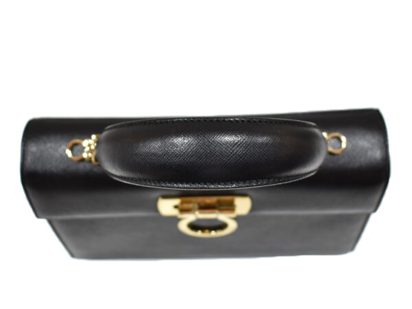 imgrc0091813730 Salvatore Ferragamo Gancini 2Way Handbag Shoulder Bag Black