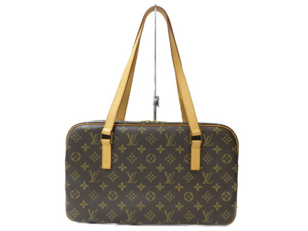 imgrc0091820412 Louis Vuitton Cite GM Monogram Canvas Tote Bag Brown