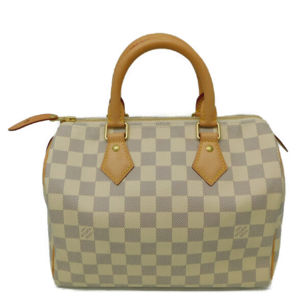 imgrc0091888073 Louis Vuitton Speedy 25 Damier Azur Handbag White