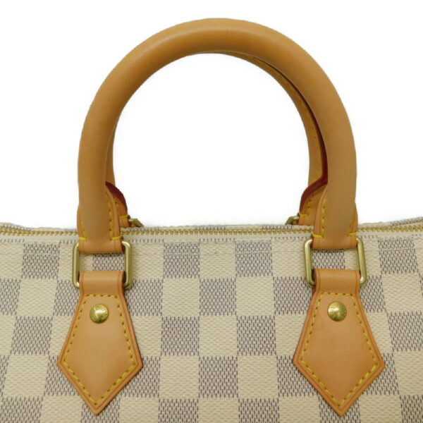 imgrc0091888075 Louis Vuitton Speedy 25 Damier Azur Handbag White