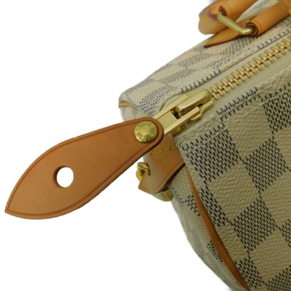 imgrc0091888080 Louis Vuitton Speedy 25 Damier Azur Handbag White