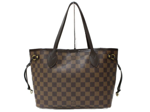 imgrc0091900499 Louis Vuitton Neverfull PM Damier Ebene Tote Bag Brown