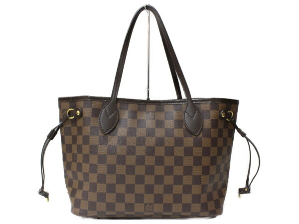 imgrc0091900505 Louis Vuitton Neverfull PM Damier Ebene Tote Bag Brown