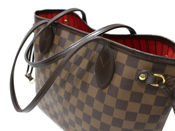 imgrc0091900523 Louis Vuitton Neverfull PM Damier Ebene Tote Bag Brown