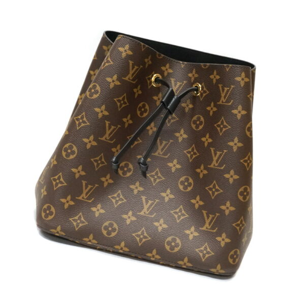 imgrc0091939768 Louis Vuitton Neo Noe Shoulder Bag Monogram Black Brown