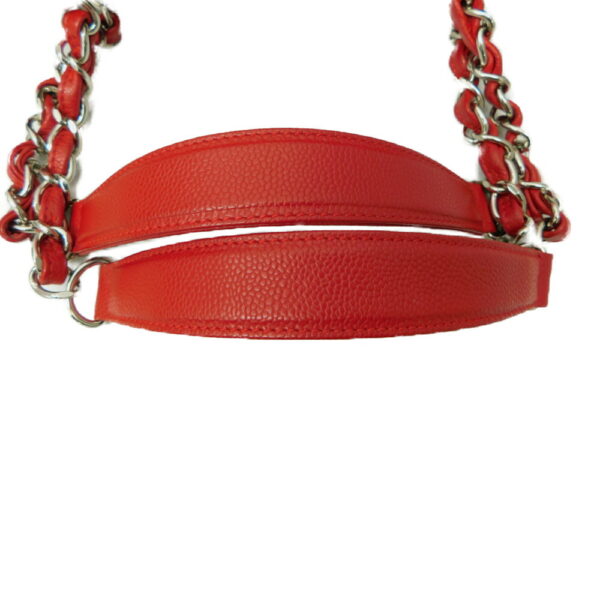 imgrc0091940633 Chanel Chain Tote Caviar Skin Handbag Red