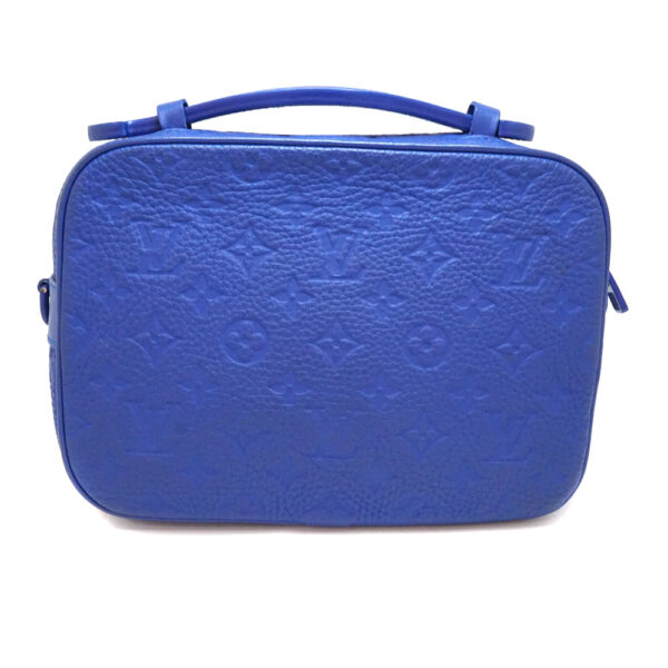 imgrc0091955861 Louis Vuitton S Lock Messenger 2WAY Bag Taurillon Leather Blue