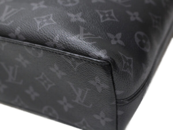 imgrc0092025706 Louis Vuitton Explorer Monogram Eclipse Business Bag Black Gray