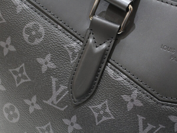 imgrc0092025712 Louis Vuitton Explorer Monogram Eclipse Business Bag Black Gray