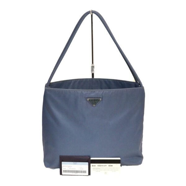 imgrc0092047123 Prada Tote Bag Denim Blue