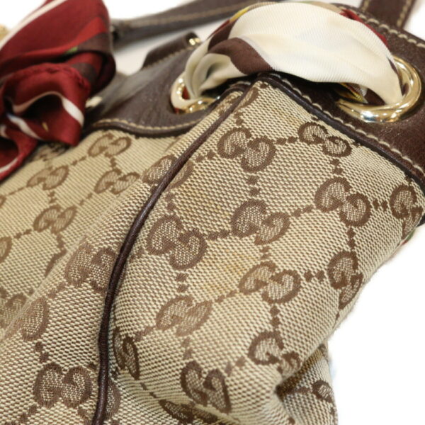 imgrc0092047819 Gucci GG Canvas Tote Bag Beige Brown Brown