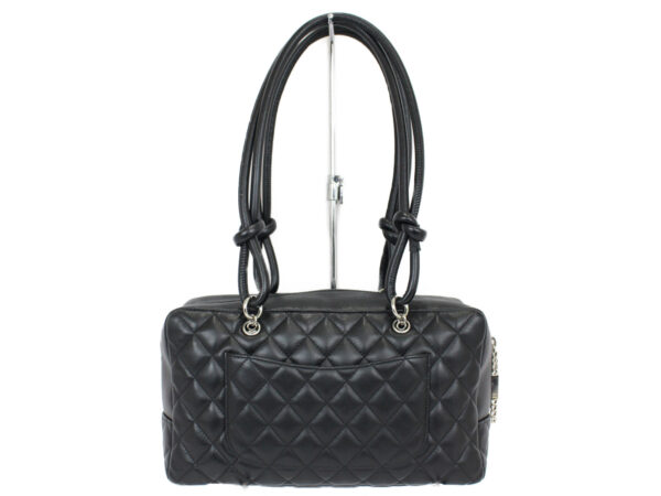 imgrc0092102927 Chanel Cambon Line Bowling Tote Bag Black