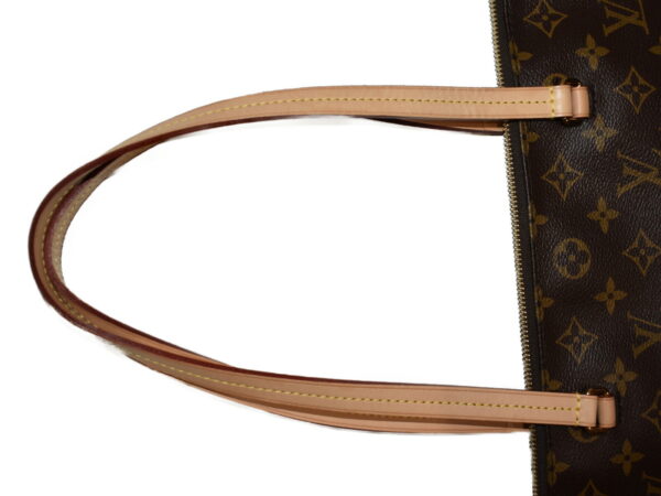 imgrc0092190408 Louis Vuitton Jena MM Tote Bag Monogram Brown Beige