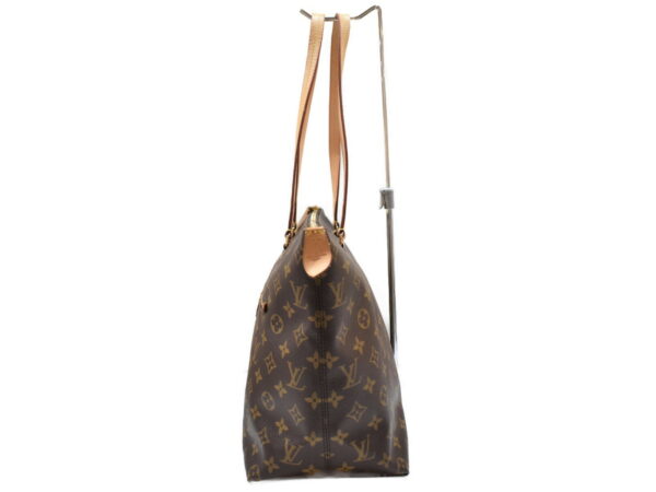 imgrc0092190413 Louis Vuitton Jena MM Tote Bag Monogram Brown Beige