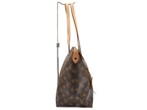 imgrc0092190414 Louis Vuitton Jena MM Tote Bag Monogram Brown Beige