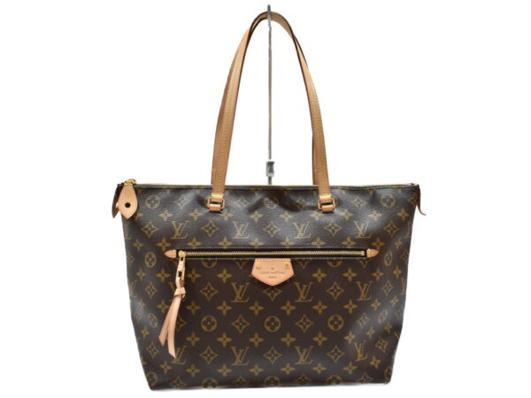 imgrc0092190415 Louis Vuitton Jena MM Tote Bag Monogram Brown Beige