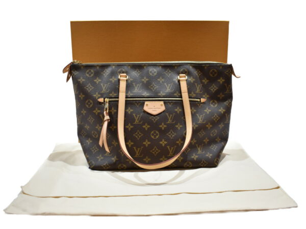 imgrc0092190435 Louis Vuitton Jena MM Tote Bag Monogram Brown Beige