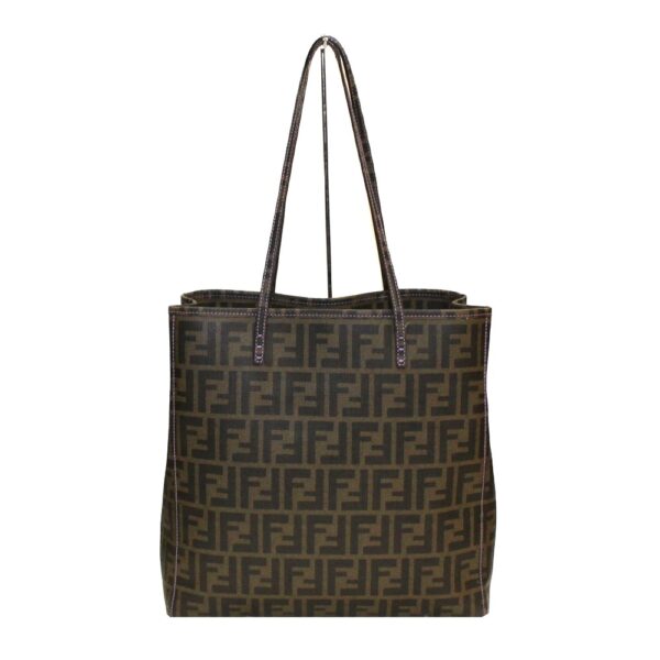 imgrc0092224096 Fendi Zucca Pattern Tote Bag Brown Purple