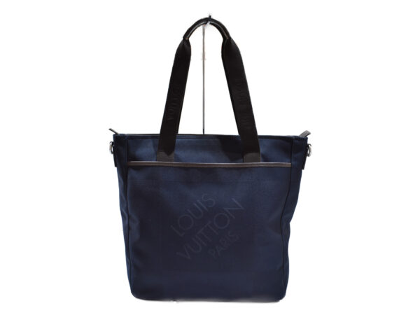 imgrc0092275671 Louis Vuitton Jongleur Tote Bag Damier Jean Blue Canvas