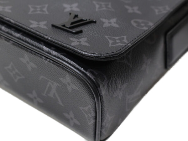 imgrc0092352774 Louis Vuitton District PM NM Monogram Eclipse Messenger Bag Black Gray