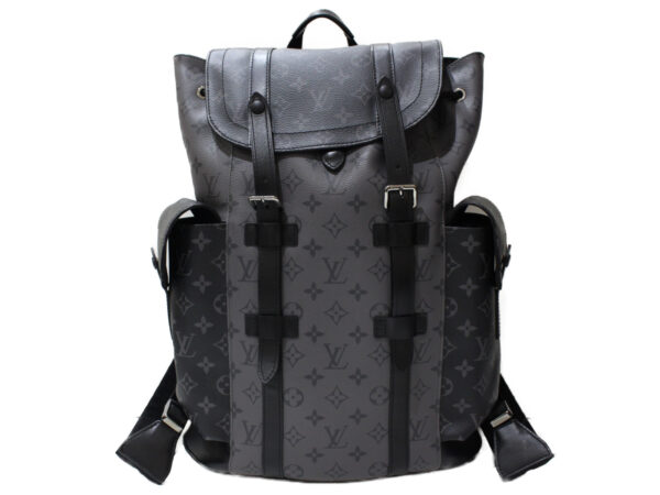 imgrc0092352962 Louis Vuitton Christopher Monogram Eclipse Backpack Black Gray