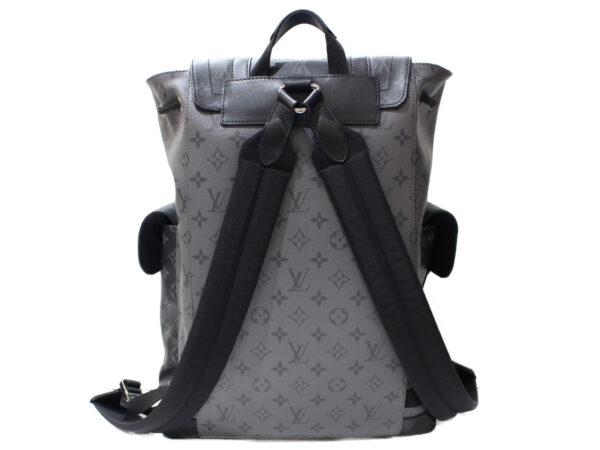 imgrc0092352966 Louis Vuitton Christopher Monogram Eclipse Backpack Black Gray