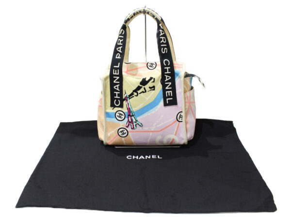 imgrc0092403873 Chanel Cruise Line Paris Map Handbag Multicolor