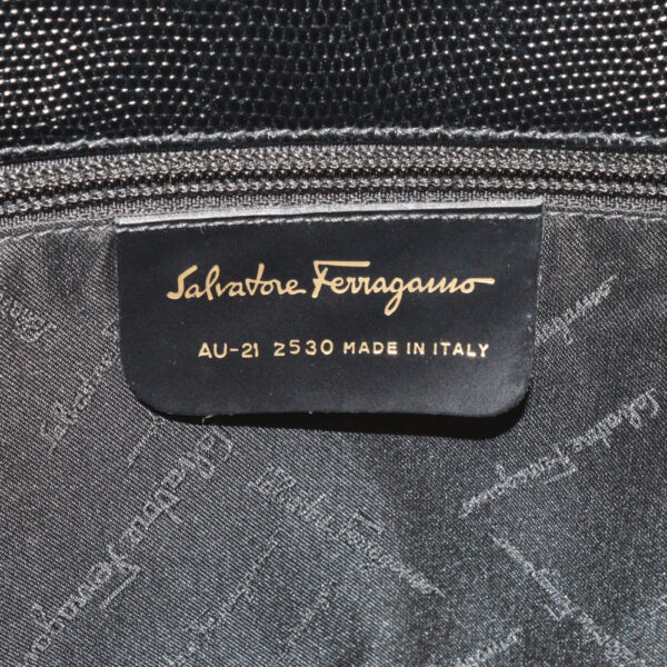 imgrc0092537136 Salvatore Ferragamo Tote Bag Leather Black