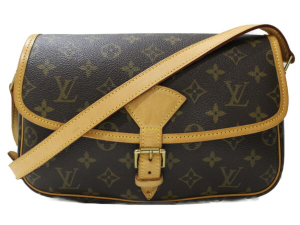 imgrc0092617934 Louis Vuitton Sologne Monogram Canvas Shoulder Bag Brown