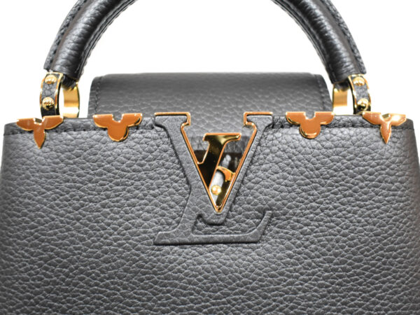 imgrc0092627343 Louis Vuitton Capucines Mini Handbag Taurillon Leather Black