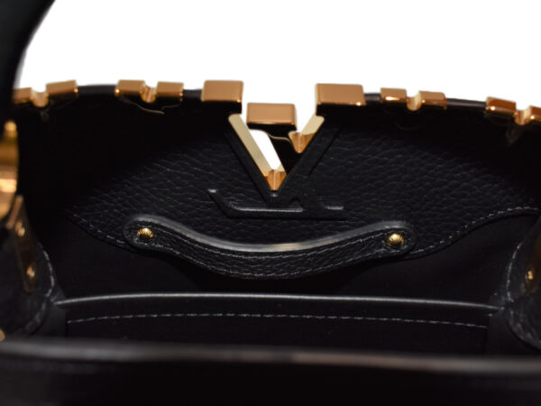 imgrc0092627360 Louis Vuitton Capucines Mini Handbag Taurillon Leather Black