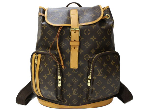 imgrc0092648513 Louis Vuitton Sac Ad Bosphore Monogram Canvas Backpack Brown