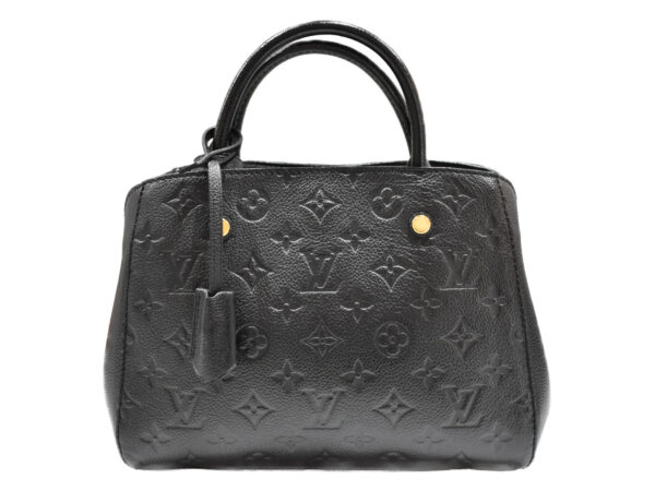 imgrc0092658000 Louis Vuitton Montaigne BB 2WAY Handbag Empreinte Black