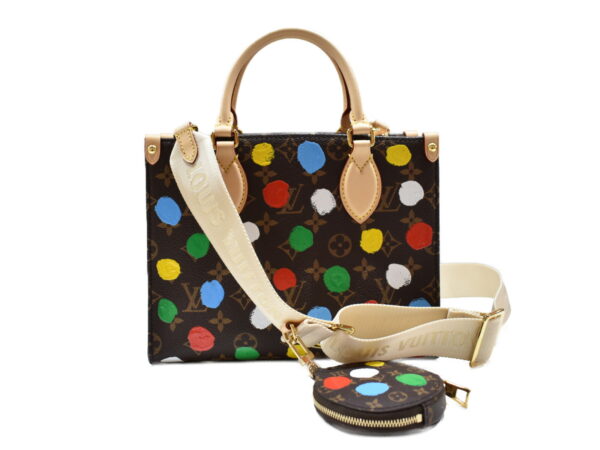 imgrc0092683704 Louis Vuitton On the Go PM Yayoi Kusama Handbag Monogram Multicolor