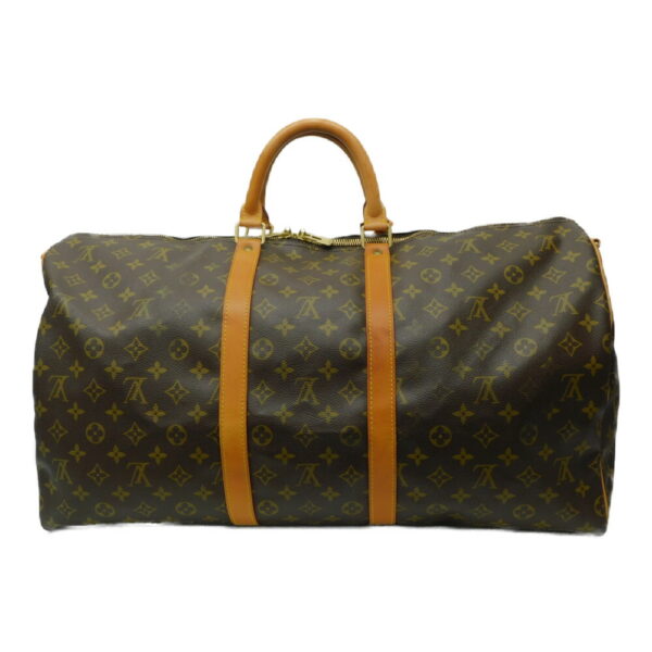 imgrc0092728811 Louis Vuitton Keepall Bandouliere 55 Monogram Bag Brown