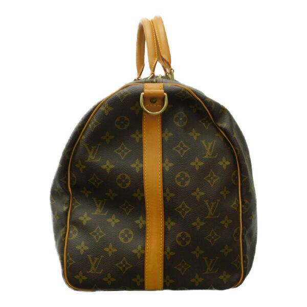 imgrc0092728813 Louis Vuitton Keepall Bandouliere 55 Monogram Bag Brown