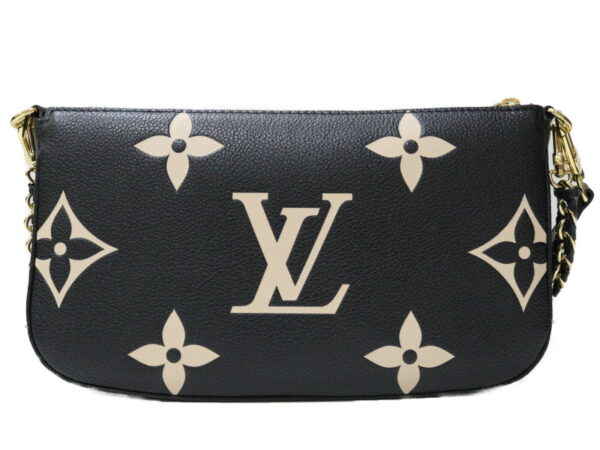 imgrc0092729984 Louis Vuitton Multi Pochette Accessoire Empreinte Bag Black Beige