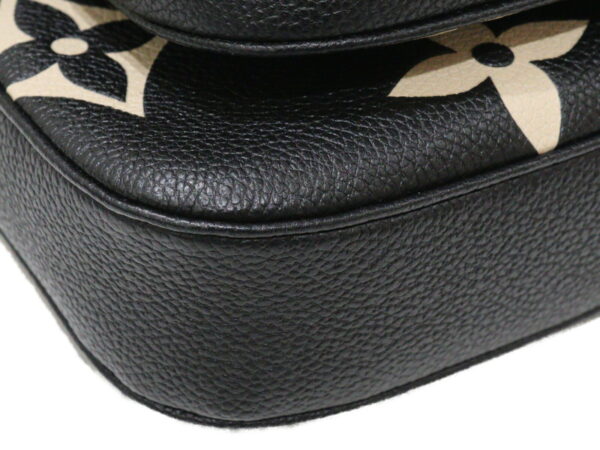 imgrc0092729987 Louis Vuitton Multi Pochette Accessoire Empreinte Bag Black Beige