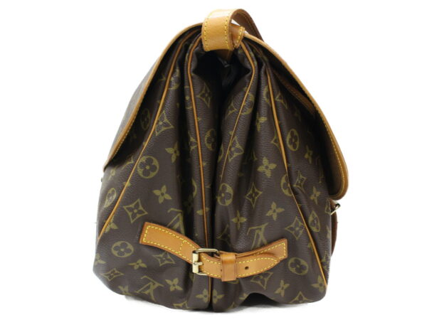 imgrc0092758070 Louis Vuitton Saumur 35 Monogram Canvas Shoulder Bag Brown