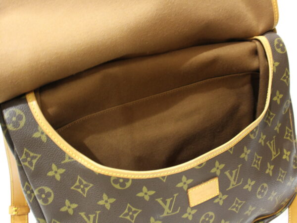 imgrc0092758078 Louis Vuitton Saumur 35 Monogram Canvas Shoulder Bag Brown