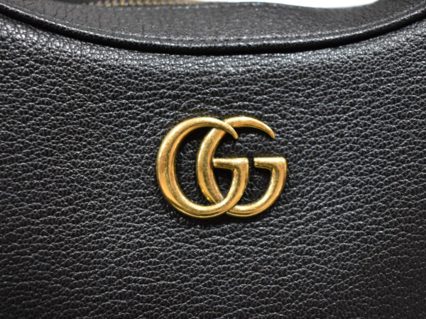 imgrc0092852080 Gucci Aphrodite Small Shoulder Bag Leather Black