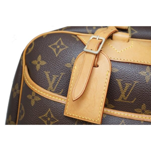 imgrc0092897418 Louis Vuitton Deauville Bowling Vanity Handbag Brown